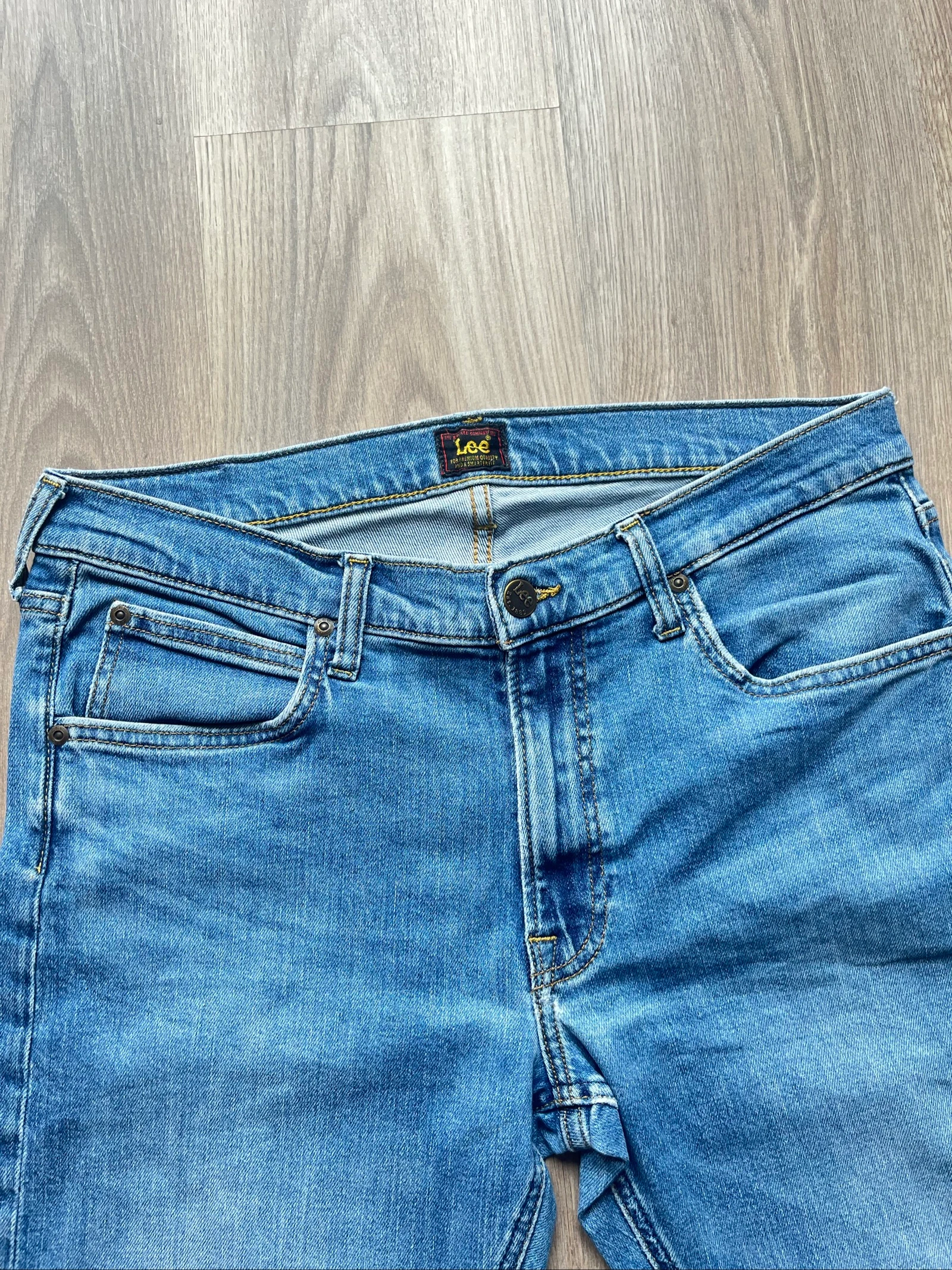 Lee Y2K Super Baggy Jeans Parachute Pants Carpenter Premium Retro Made in USA Vintage 90s – photo 7